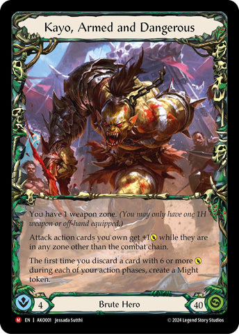 Kayo, Armed and Dangerous [AKO001] (Armory Deck: Kayo) 