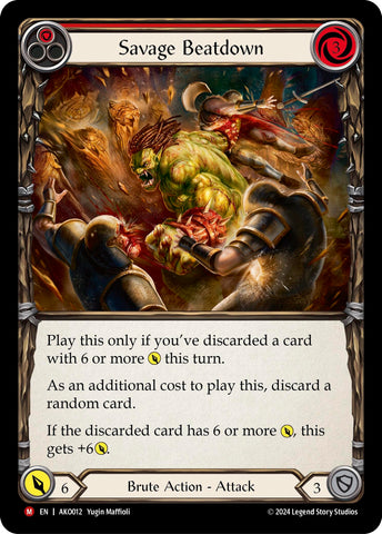 Savage Beatdown [AKO012] (Armory Deck: Kayo) 