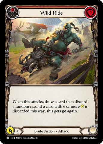 Wild Ride (Red) [AKO014] (Armory Deck: Kayo) 