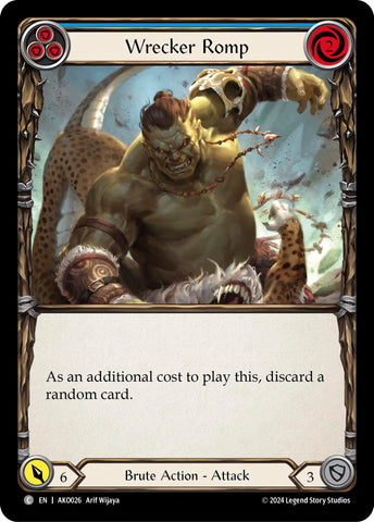 Wrecker Romp (Blue) [AKO026] (Armory Deck: Kayo) 