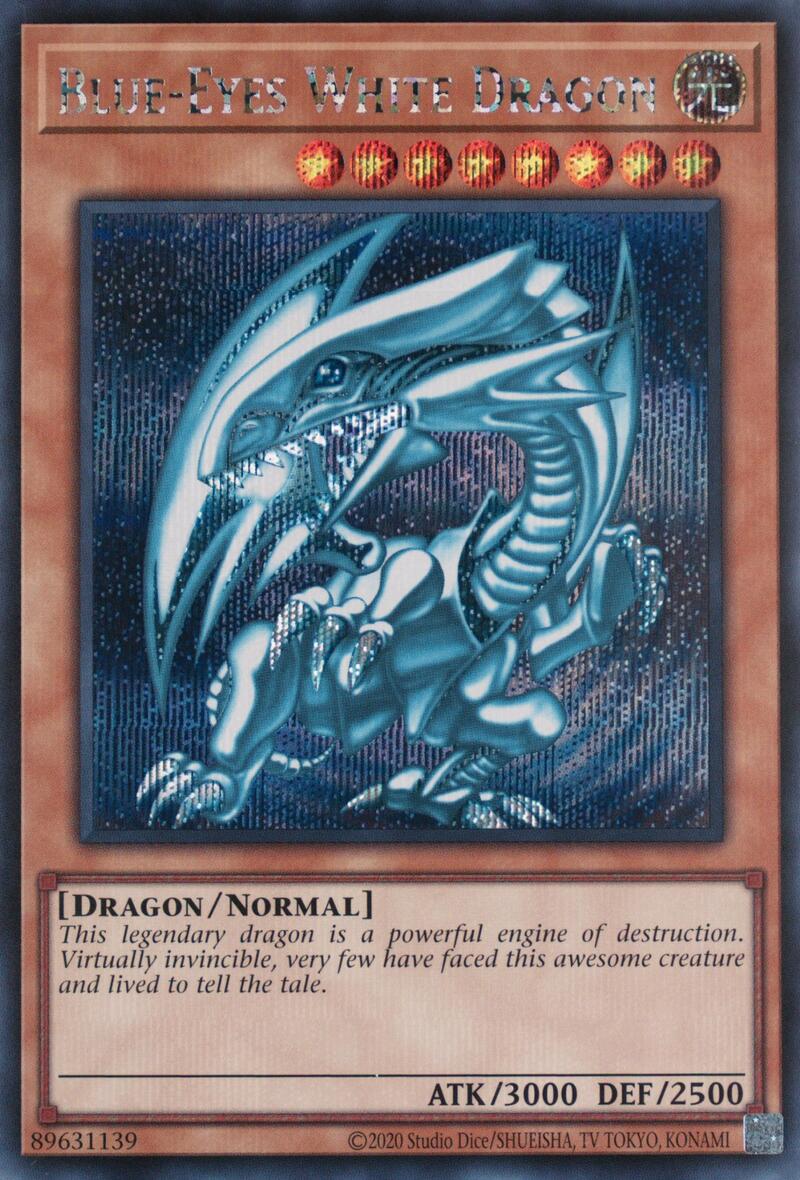 Blue-Eyes White Dragon (Secret Rare) Secret Rare 