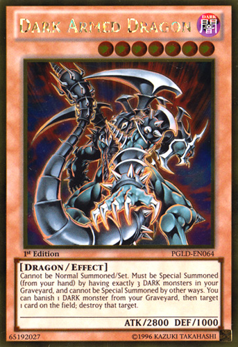 Dark Armed Dragon [PGLD-EN064] Gold Rare 