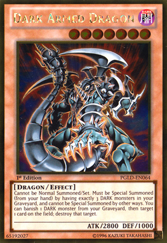 Dark Armed Dragon [PGLD-EN064] Gold Rare 