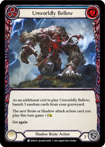 Unworldly Bellow (Blue) [MON152] (Monarch) 1st Edition Normal