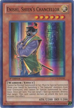 Enishi, Shien's Chancellor [LCGX-EN241] Super Rare 
