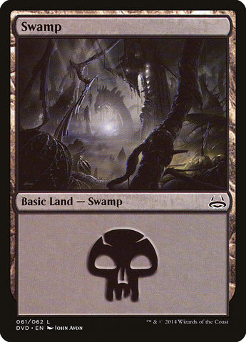 Swamp (61) (Divine vs. Demonic) [Duel Decks Anthology] 