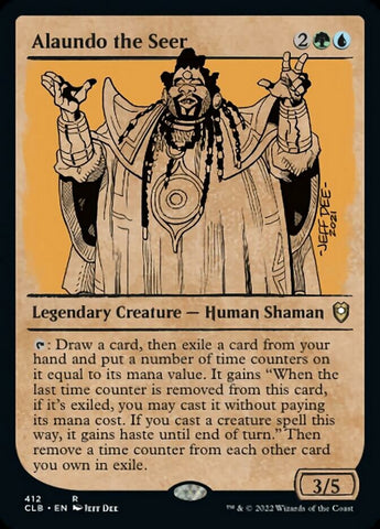 Alaundo the Seer (Showcase) [Commander Legends: Battle for Baldur's Gate] 