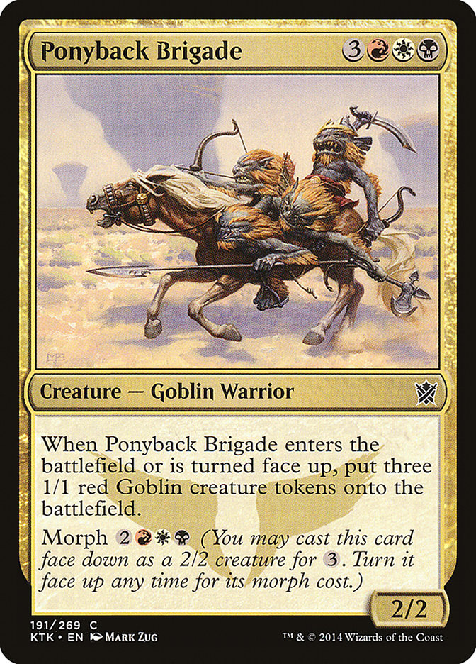 Ponyback Brigade [Khans of Tarkir] 