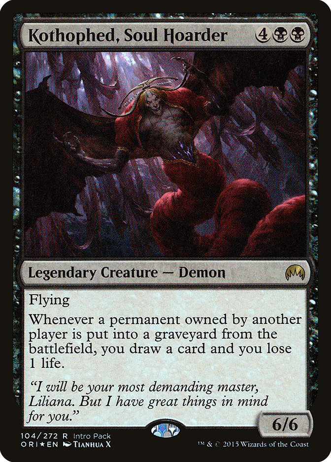 Kothophed, Soul Hoarder (Intro Pack) [Magic Origins Promos] 