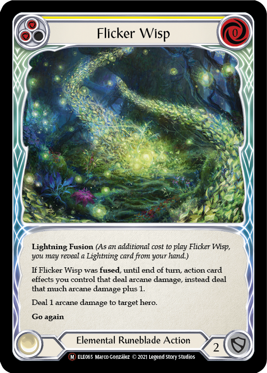 Flicker Wisp [U-ELE065] (Tales of Aria Unlimited) Unlimited Rainbow Foil 
