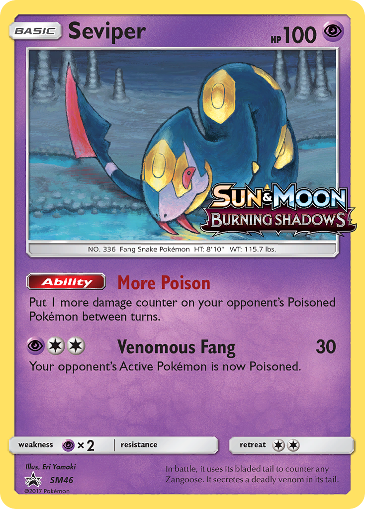 Seviper (SM46) [Sun &amp; Moon: Black Star Promos] 