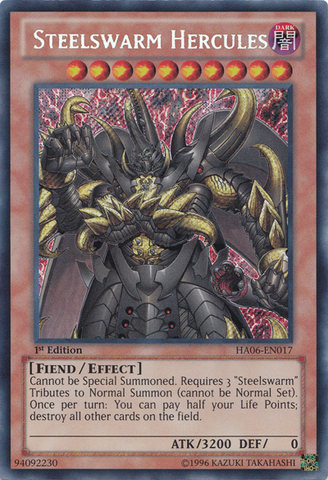 Steelswarm Hercules [HA06-EN017] Secret Rare 