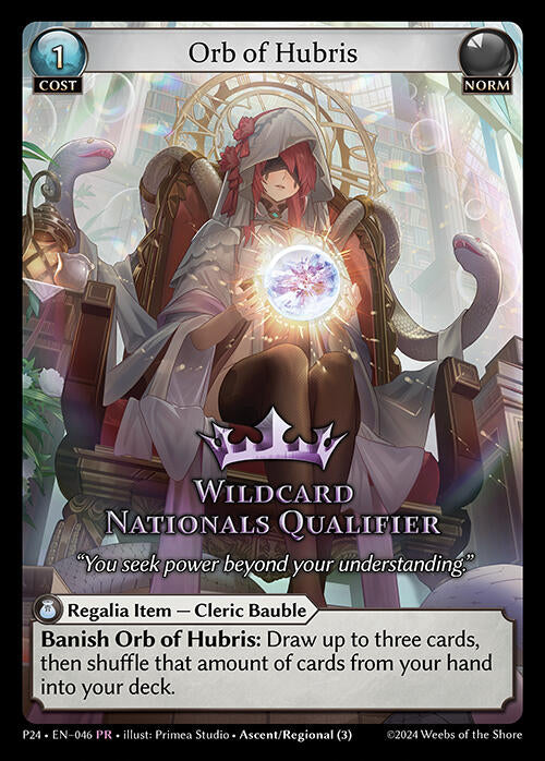 Orb of Hubris (046) [Promotional Cards] 