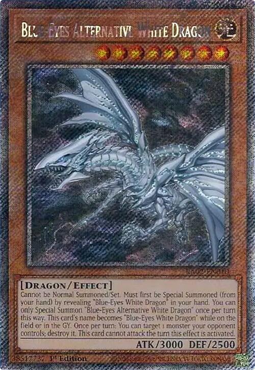 Blue-Eyes Alternative White Dragon (Platinum Secret Rare) [RA02-EN010] Platinum Secret Rare 