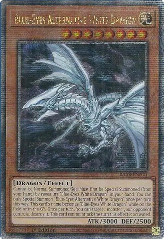 Blue-Eyes Alternative White Dragon (Quarter Century Secret Rare) [RA02-EN010] Quarter Century Secret Rare 