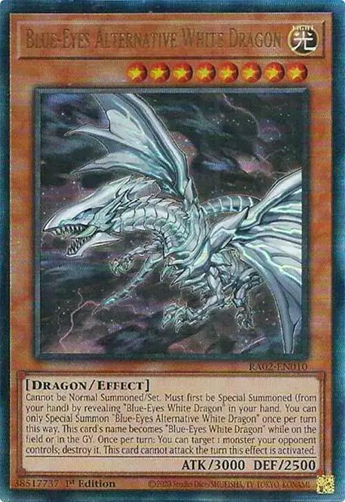 Blue-Eyes Alternative White Dragon (PUR) [RA02-EN010] Prismatic Ultimate Rare 