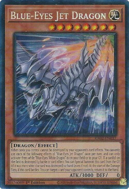 Blue-Eyes Jet Dragon (PCR) [RA02-EN017] Prismatic Collector's Rare 