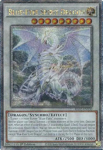 Blue-Eyes Spirit Dragon (Quarter Century Secret Rare) [RA02-EN030] Quarter Century Secret Rare 
