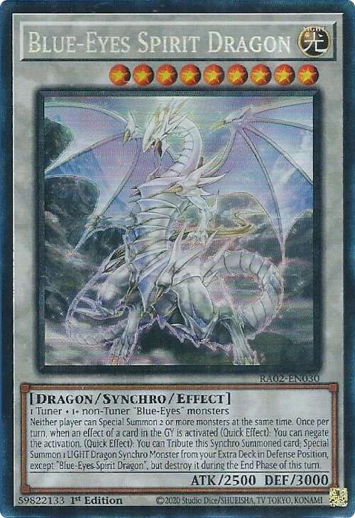 Blue-Eyes Spirit Dragon (PCR) [RA02-EN030] Prismatic Collector's Rare 