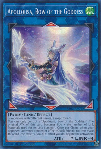 Apollousa, Bow of the Goddess (Alternate Art) [RA02-EN040] Super Rare 