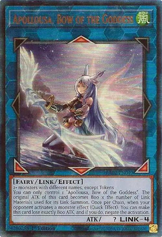 Apollousa, Bow of the Goddess (Alternate Art) (PUR) [RA02-EN040] Prismatic Ultimate Rare 