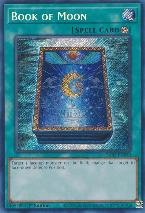 Book of Moon (Secret Rare) [RA02-EN050] Secret Rare 