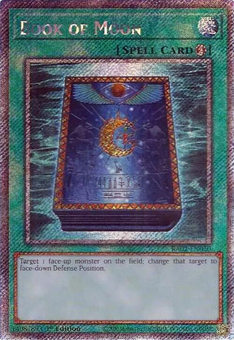 Book of Moon (Platinum Secret Rare) [RA02-EN050] Platinum Secret Rare 
