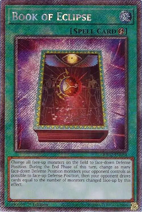 Book of Eclipse (Platinum Secret Rare) [RA02-EN054] Platinum Secret Rare 