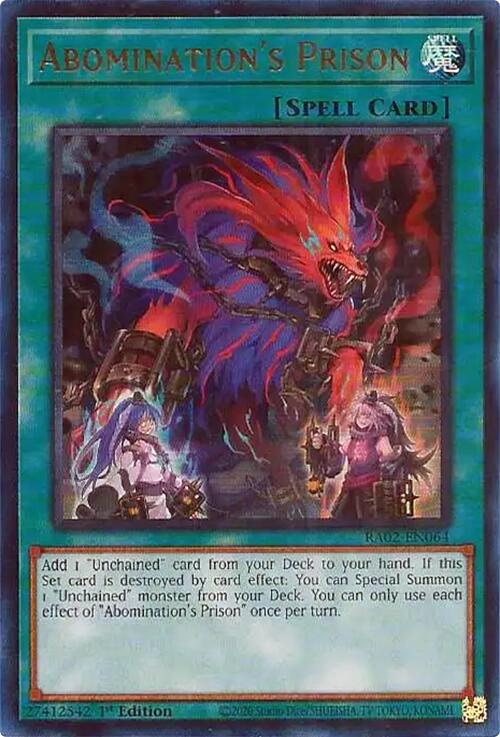 Abomination's Prison (UR) [RA02-EN064] Ultra Rare 