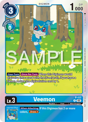 Veemon [P-117] (Beginning Observer Pre-Release) [Promotional Cards] 