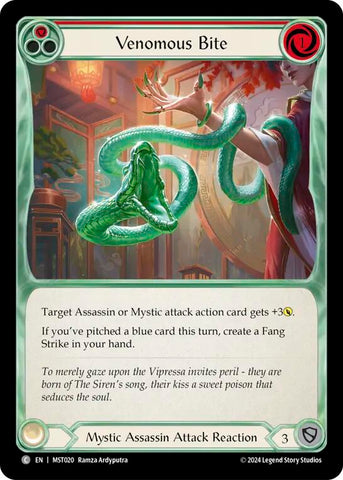Venomous Bite (Red) [MST020] (Part the Mistveil) Rainbow Foil 