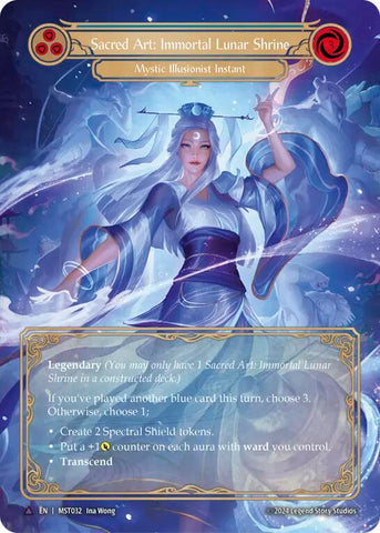 Sacred Art: Immortal Lunar Shrine // Inner Chi (Marvel) [MST032] (Part the Mistveil) Cold Foil 