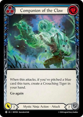Companion of the Claw (Blue) [MST059] (Part the Mistveil) 