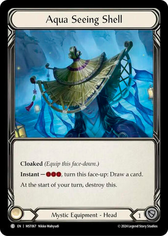 Aqua Seeing Shell [MST067] (Part the Mistveil) Cold Foil 