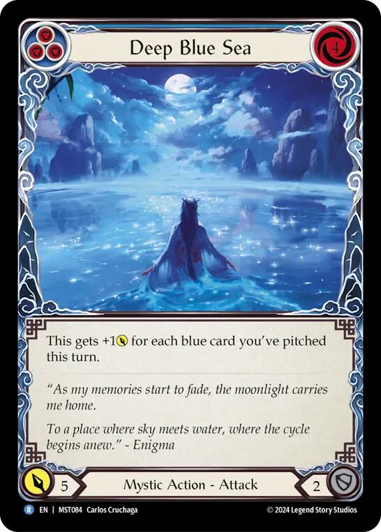 Deep Blue Sea [MST084] (Part the Mistveil) Rainbow Foil 