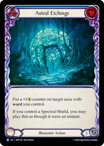 Astral Etchings (Blue) [MST136] (Part the Mistveil) 