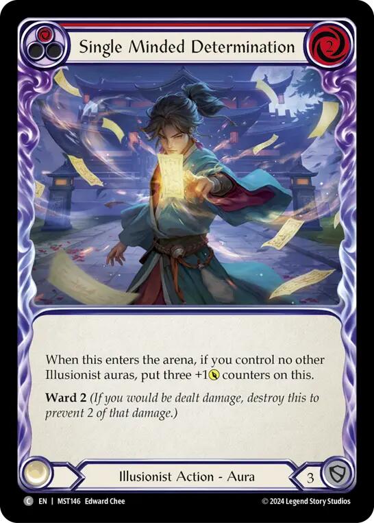 Single Minded Determination (Red) [MST146] (Part the Mistveil) 