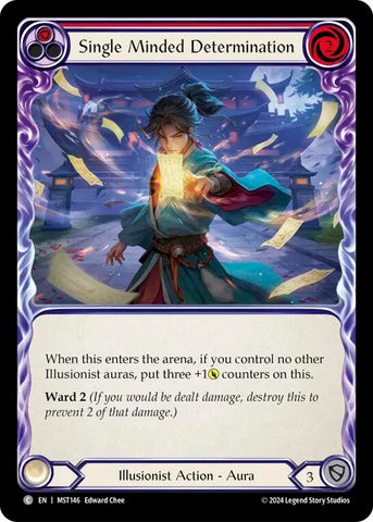 Single Minded Determination (Red) [MST146] (Part the Mistveil) 