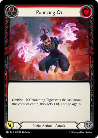 Pouncing Qi (Red) [MST182] (Part the Mistveil) 