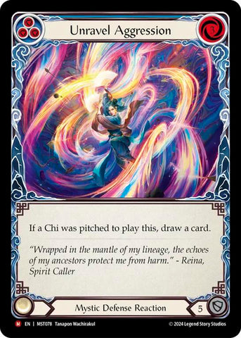 Unravel Aggression [MST078] (Part the Mistveil) Rainbow Foil 