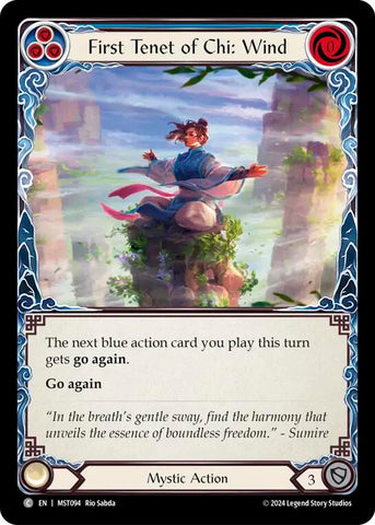 First Tenet of Chi: Wind [MST094] (Part the Mistveil) Rainbow Foil 