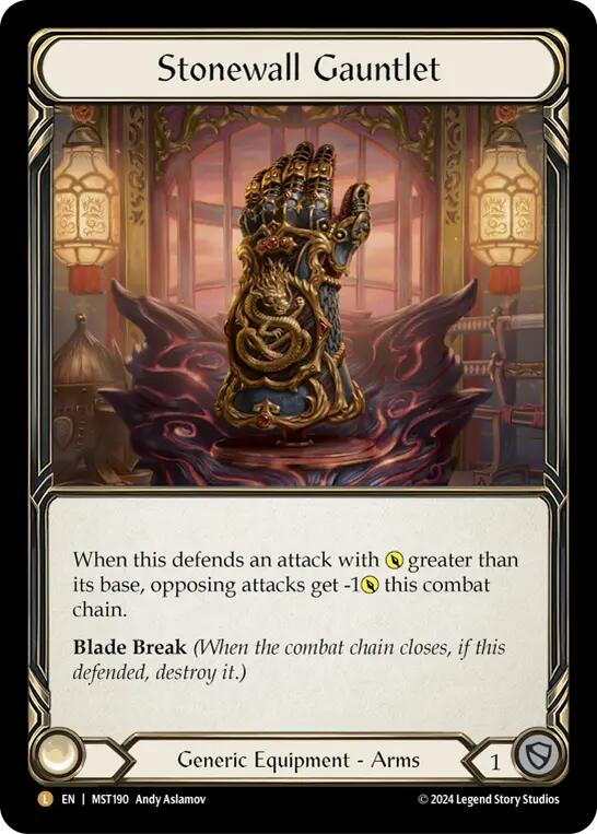 Stonewall Gauntlet [MST190] (Part the Mistveil) Rainbow Foil 
