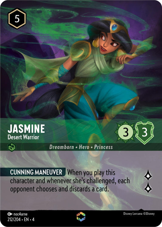 Jasmine - Desert Warrior (Enchanted) (212/204) [Ursula's Return]