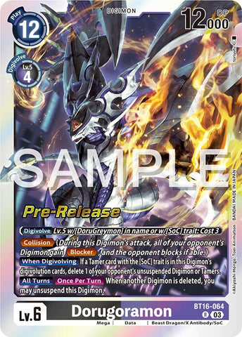 Dorugoramon [BT16-064] [Beginning Observer Pre-Release Promos] 