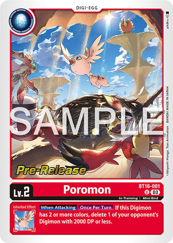 Poromon [BT16-001] [Beginning Observer Pre-Release Promos] 