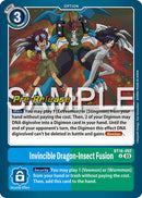 Invincible Dragon-Insect Fusion [BT16-092] [Beginning Observer Pre-Release Promos] 