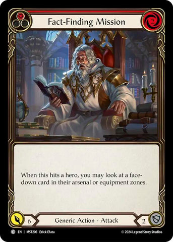Fact-Finding Mission (Red) [MST206] (Part the Mistveil) Rainbow Foil 