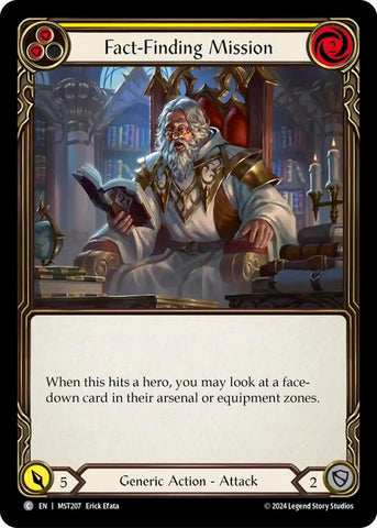 Fact-Finding Mission (Yellow) [MST207] (Part the Mistveil) Rainbow Foil 