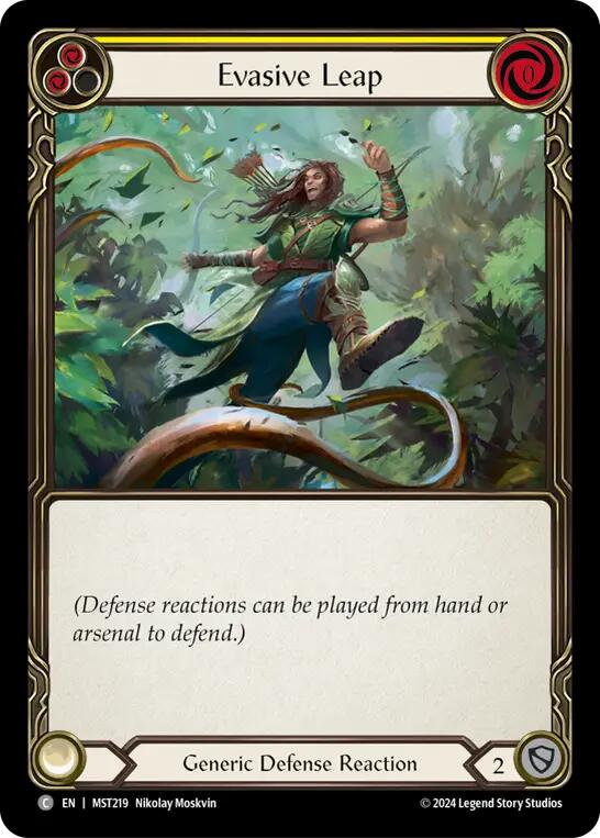 Evasive Leap (Yellow) [MST219] (Part the Mistveil) 