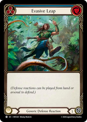 Evasive Leap (Blue) [MST220] (Part the Mistveil) Rainbow Foil 